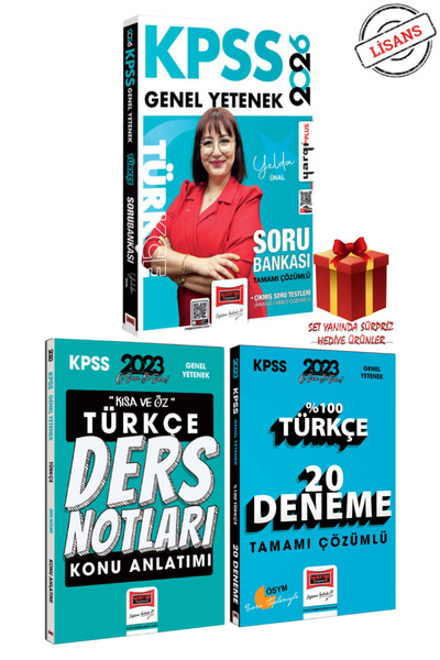 Yargı Yayınları KPSS 2026 Lisans Yelda Ünal Soru Bankası+Kısa ve Öz Ders Notl...