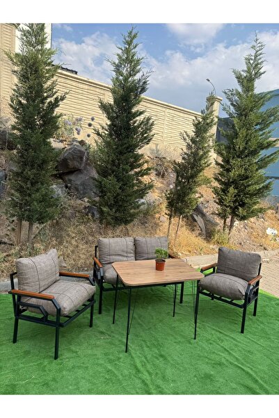 Dekoport Kutay Bahçe Takımı, Balkon Mobilyası, Çay Seti Koltuk Takımı Cafe Mo...