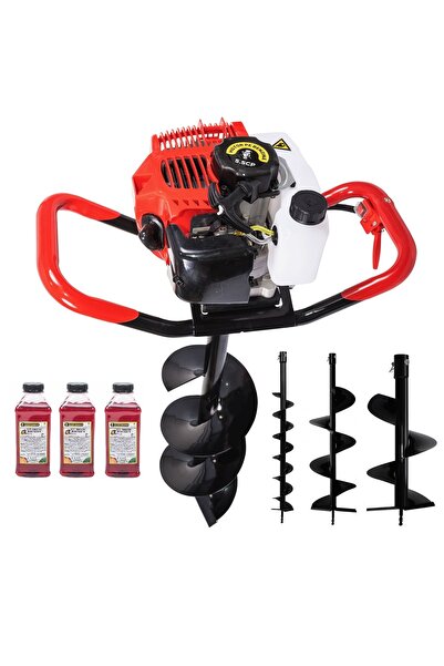 Gospodarul profesionist Mașină de găurit cu motor CAMPIONTD-520 5.5CP + 3 bur...