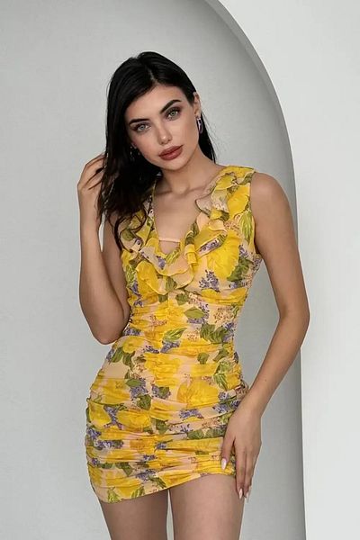 Andress Boutique Rochie mini Hana, galbenă