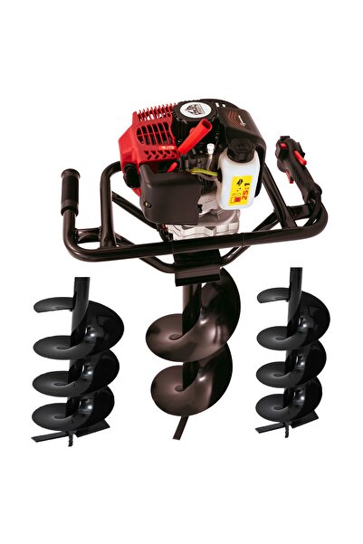 Alpin Profi Mașină de găurit cu motor CAMPION 4.6-6CP, 3 burghie de 100 mm, 2...