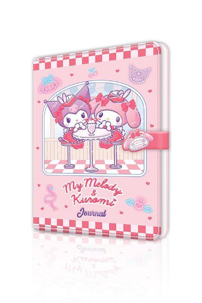victoria journal Victorias Journals 13X18 My Melody and Kuromi Stripes Diary with Magnet 224 Pages 525-2026