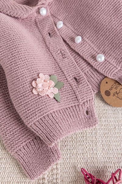 Babymod Knitwear Winter Baby Girl Salopet Suit Jumpsuit Set