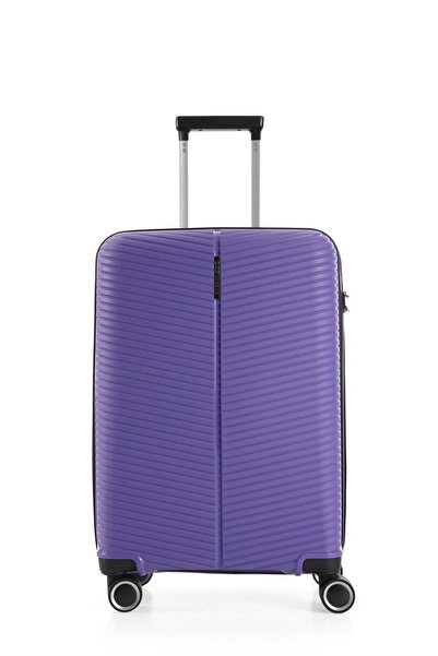 ÇÇS Trolley Polipropilen Unisex Büyük Boy Valiz ÇÇS5224 - Mor
