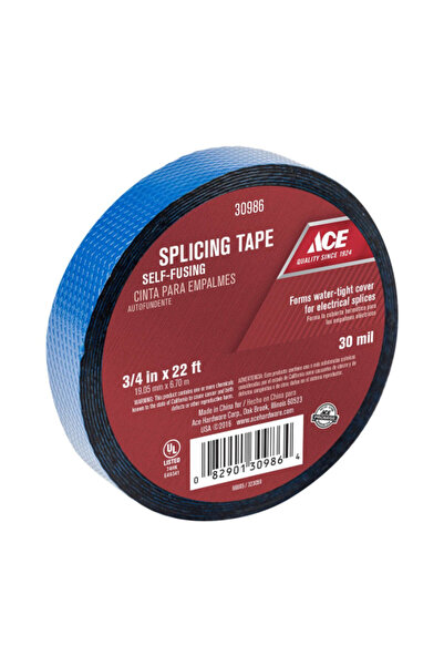 ACE Economical General Purpose Self-Fusing Rubber Splicing Tape 3/4 Inch x 22ft