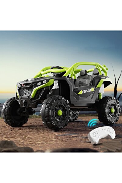 Flippy Electric Kids Car - Buggy/UTV Off-Road, Dual Drive, Bluetooth, Remote, Lights & Music, 97x62x