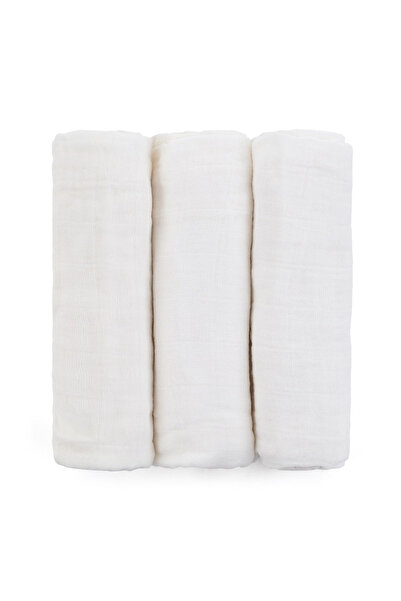 FEEDO Set 3 scutece, Feedo, Din muselina, Multifunctionale, Din bumbac certif...