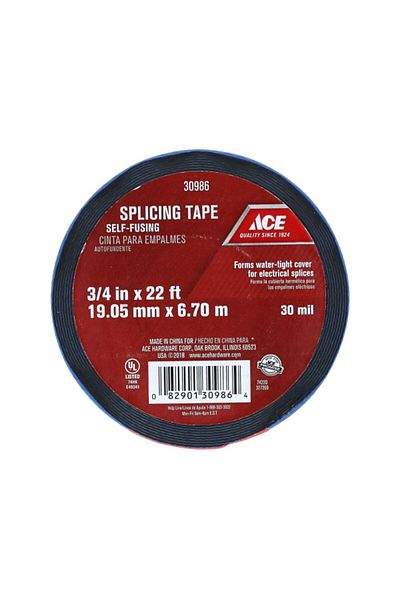 ACE Economical General Purpose Self-Fusing Rubber Splicing Tape 3/4 Inch x 22ft