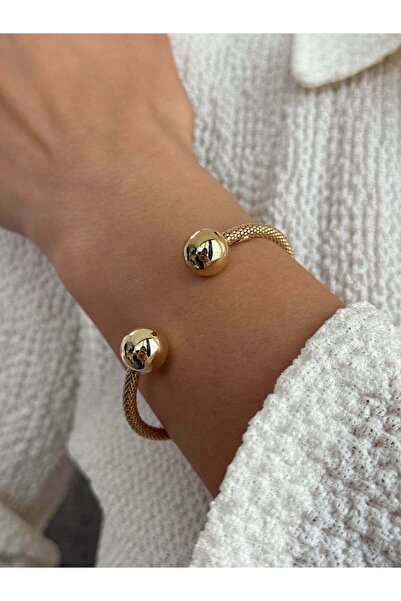 Zeyd Jewelry Güneş Küresi 14 Ayar Altın Kelepçe