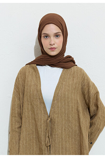 Fresh شال من القطن والكتان مع كوكيز شوكولاتة
