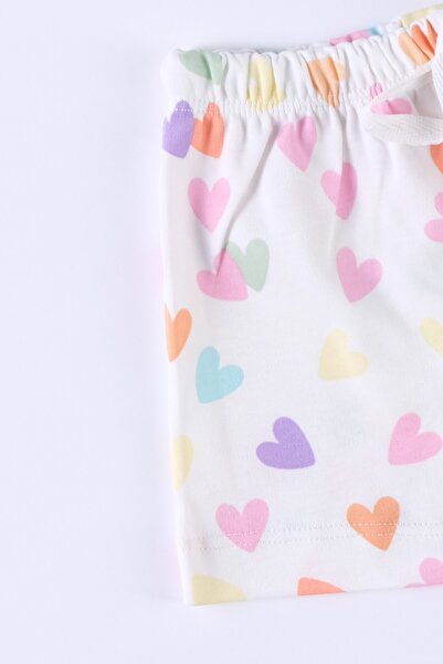 Bondberro Interlock Combed Cotton Baby Girl Shorts 100% Cotton