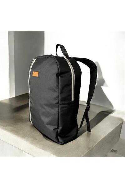 Moserini Unisex Lightweight Black Backpack with Pockets - Stylish, Basic, Casual, School, Travel Waterproof