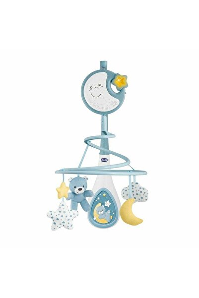 Chicco Baby Carusel muzical, Chicco, Next2Dreams, 3 in 1, Mobil, Cu lumini, 0 luni+, Albastru