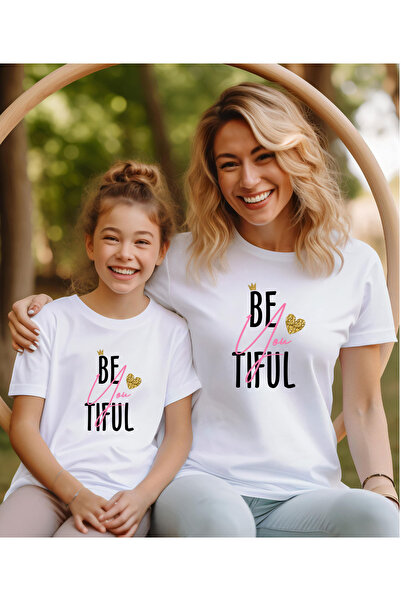 ASELİNDA Μπλουζάκι συνδυασμού μητέρας-κόρης (προσθέστε 2 για να κάνετε συνδυασμό)