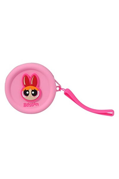 Miniso Powerpuff Girls Lisanslı Silikon Bozuk Para Çantası - Blossom