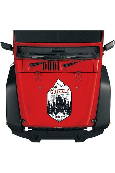 stickerusta Offroad Bear Camping Caravan Car Auto Motorcycle Sticker 00047