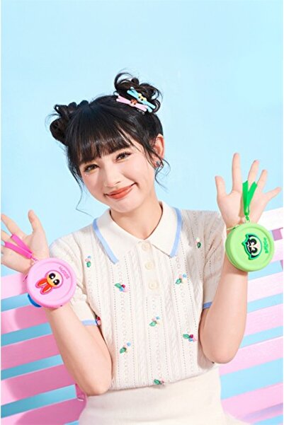 Miniso Powerpuff Girls Lisanslı Silikon Bozuk Para Çantası - Buttercup