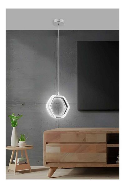 best power Modern LED Pendant Lamp 9892 – 7W, 3 Light Modes, 10cm Base, 180cm Adjustable Cord