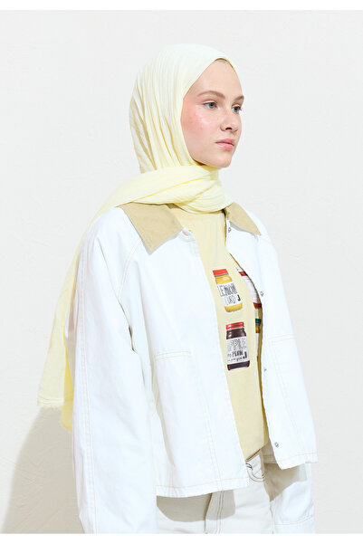 Fresh شال من القطن والكتان وحليب جوز الهند