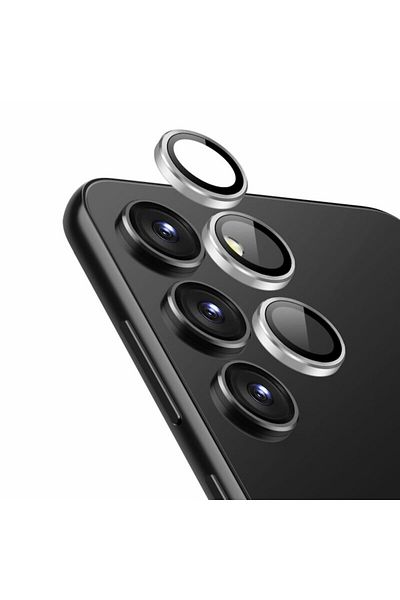 Dali Camera Protection Film Compatible with Samsung Galaxy S23/S23 Plus, Lens Protector, Silver-Transpare