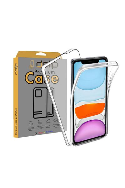 dalip Husa pentru iPhone 13 Mini, 360 Cover, TPU, Transparent