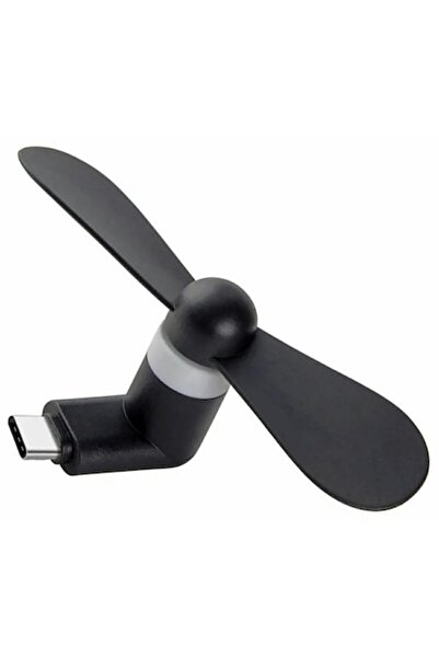 Dali Ventilator Mini Portabil cu USB Type-C, Negru
