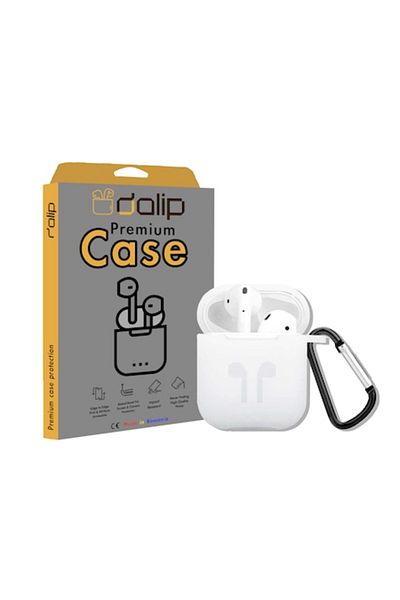 dalip Case for Apple AirPods, StrongHanger, Silicone, Transparent