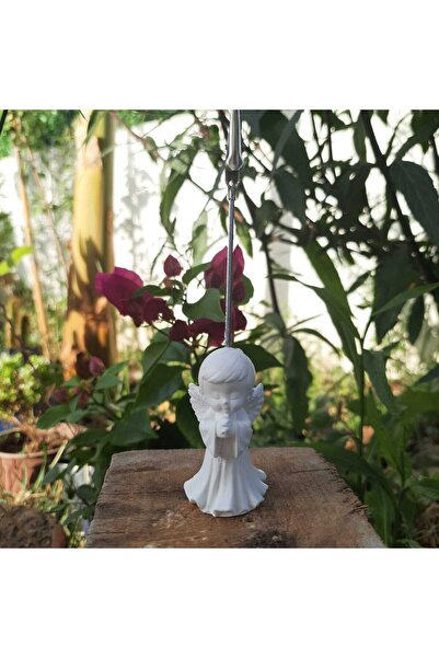 melora Küçük Melek Not Tutucu Fotoğraf Tutacağı Beyaz Melek Notluk Fotoğraf T...