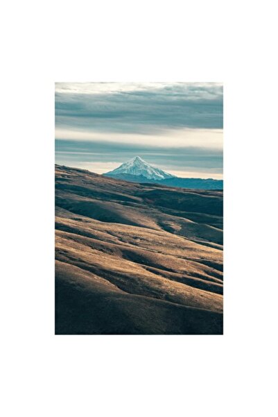 OEM Pictură pe pânză, „Munte solitar în văi șerpuitoare”, 70 x 100cm