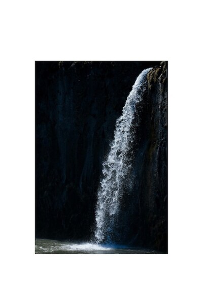 OEM Pictură pe pânză premium: Cascadă misterioasă în noaptea adâncă