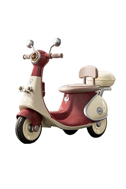 dalip 3-Wheel Electric Motorcycle, 6V 7Ah Battery, Remote, Lights & Sounds, Red