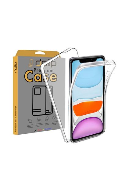 dalip Husa pentru iPhone 13 Mini, 360 Cover, TPU, Transparent