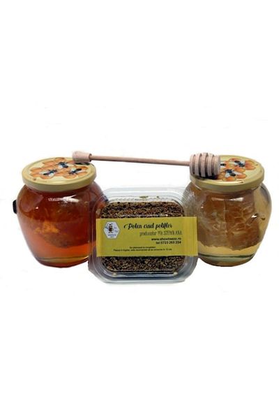 OEM Pachet apicol - Miere de salcâm, Miere de tei, Polen proaspăt multifloral