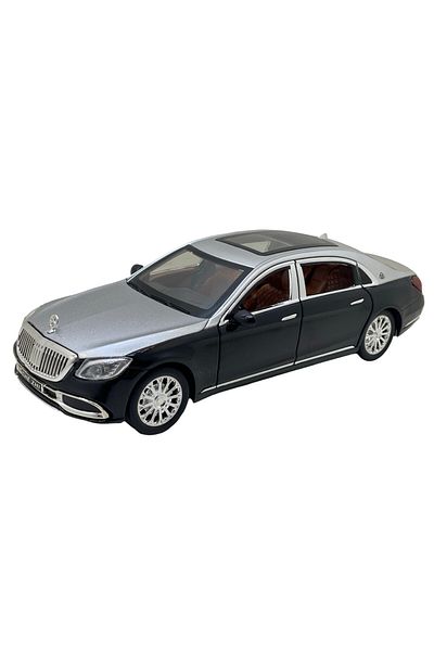 JPT Mercedes Benz S-Class 1/24 Scale Model Car Black, Sound, Lights, Smoke