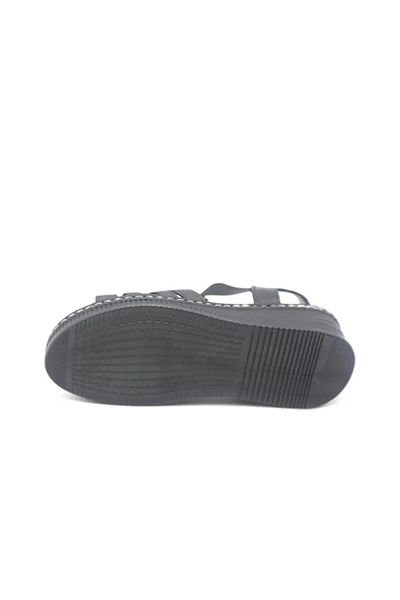 Venüs Women's Genuine Daily Sandals Vn24028801Y - Black