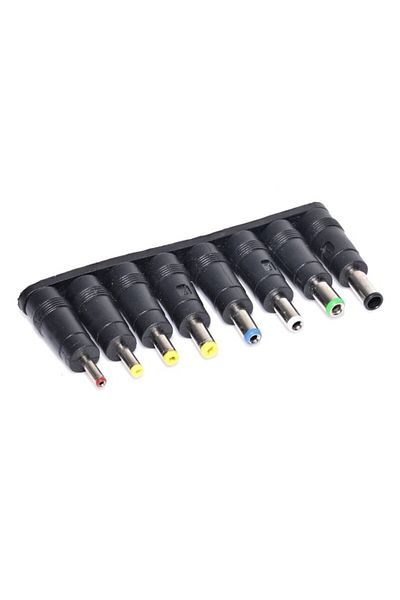 Dali Set 8 Mufe Adaptoare, Conectori Alimentare Curent DC, 3.5-6x1.43mm, Plastic ABS/Metal, Negru