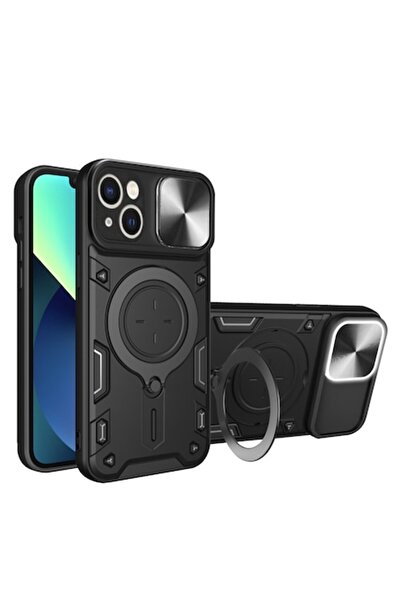 Dali Carcasă de protecție compatibilă cu Apple iPhone 13, CamGuard Pro, neagră