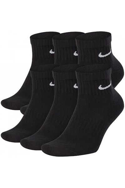 Nike Set 6 perechi de șosete Everyday Cushioned Crew, negre, mărimea EU 42-46