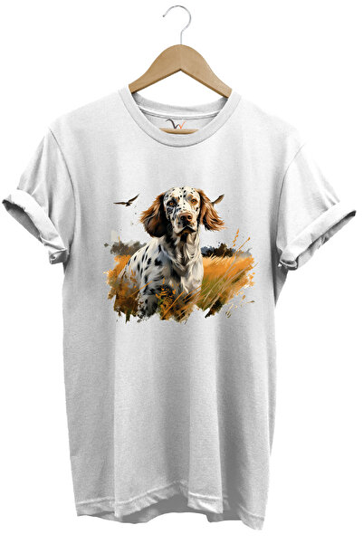 WİDİ Vânătoare Vânătoare Setter englezesc Wilderness Hunter Dog 100% bumbac T...