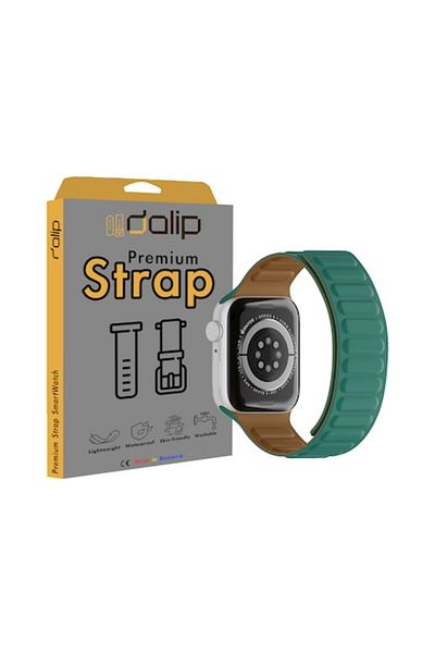 dalip Curea MagneticLoop pentru Apple Watch 1/2/3/4/5/6/7/8/9/SE/SE 2, 38/40/41 mm, silicon, turcoaz