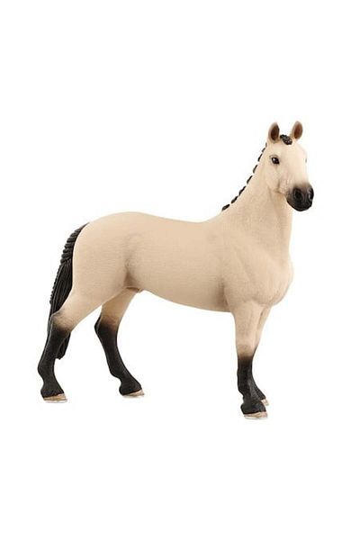 SCHLEICH figurine, Hanoverian stallion, sarg