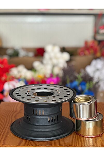 PEARSTORE Siyah Reşo Yakıtlı Osmanlı Kamp Ocağı Ve Kutu ml Jel Yakıt Hediyeli !