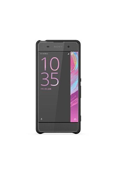 Sony Carcasă de protecție compatibilă cu Xperia XA, Style Cover, TPU, neagră