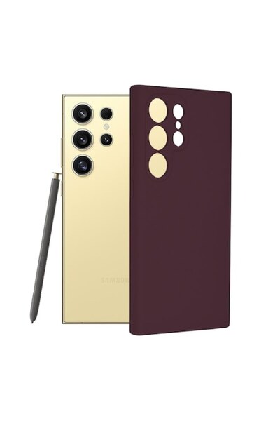 Dali Husă de protecție compatibilă cu Samsung Galaxy S24 Ultra, Soft Edge, silicon, violet prună, violet