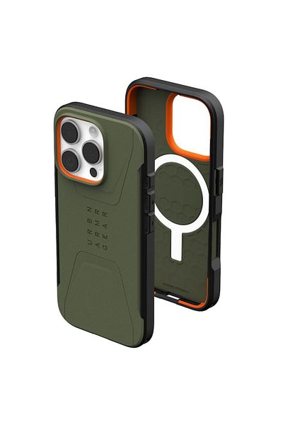 Dali Protective Case for Apple iPhone 16 Pro, Civilian, Rugged Case, MagSafe Compatible, Reinforced Edges