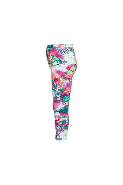 LOVETTI Fuchsia Flower Girl Patterned Seasonal Leggings