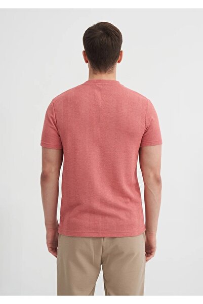 Cazador Ανδρικό μπλουζάκι Dusty Rose Crew Neck