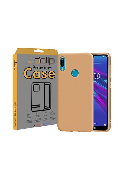 dalip Husa pentru Huawei Y7 2019, SoftPlus, TPU, Crem