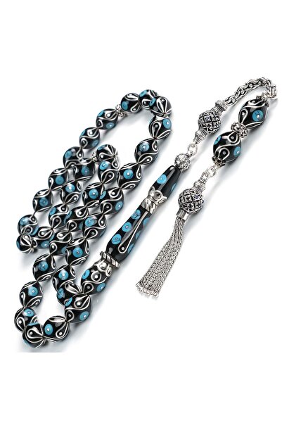 TESBİHCİBABA Anatolia Collection - Paşa Püskül Erzurum Oltu Taşı Tesbih