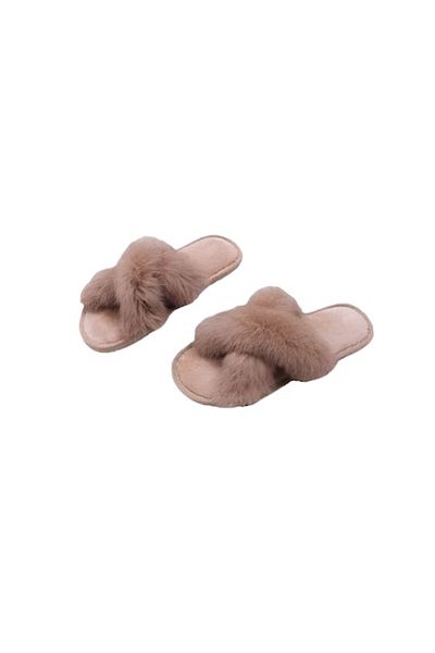 OEM Papuci Dama cu Blanita Maro Deschis Boutique Deluxe, Marime 38